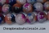 CMJ431 15.5 inches 10mm round rainbow jade beads wholesale