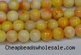 CMJ506 15.5 inches 6mm round rainbow jade beads wholesale