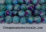 CMJ688 15.5 inches 6mm round rainbow jade beads wholesale
