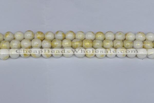 CMJ902 15.5 inches 8mm round Mashan jade beads wholesale