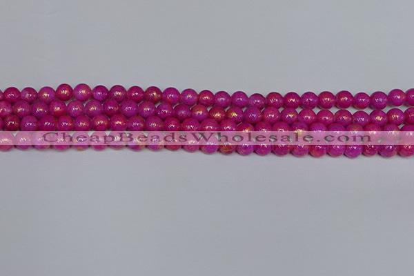 CMJ925 15.5 inches 4mm round Mashan jade beads wholesale