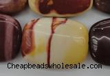 CMK148 15.5 inches 22*30mm rectangle mookaite beads wholesale