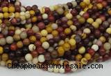 CMK56 15.5 inches 4mm round mookaite gemstone beads wholesale