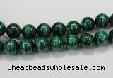 CMN150 AA grade 6mm round natural malachite beads Wholesale