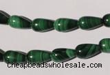 CMN219 15.5 inches 7*12mm teardrop natural malachite beads wholesale