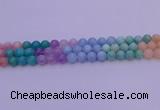 CMQ403 15.5 inches 10mm round mixed quartz beads wholesale
