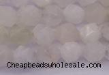 CMS1154 15.5 inches 8mm faceted nuggets white moonstone beads