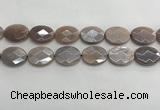 CMS1803 15.5 inches 18*25mm faceted oval AB-color moonstone beads