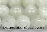 CMS2096 15 inches 8mm round white moonstone beads