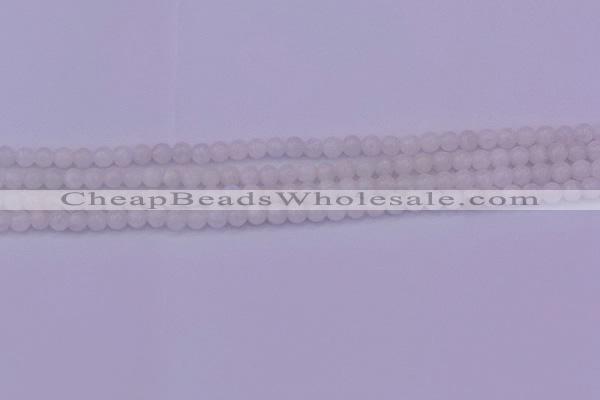 CMS640 15.5 inches 4mm round white moonstone beads wholesale