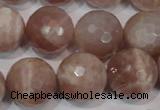 CMS769 15.5 inches 18mm faceted round natural moonstone beads