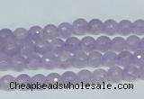 CNA421 15.5 inches 6mm faceted round natural lavender amethyst beads