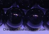 CNA567 15.5 inches 18mm round AA grade natural dark amethyst beads