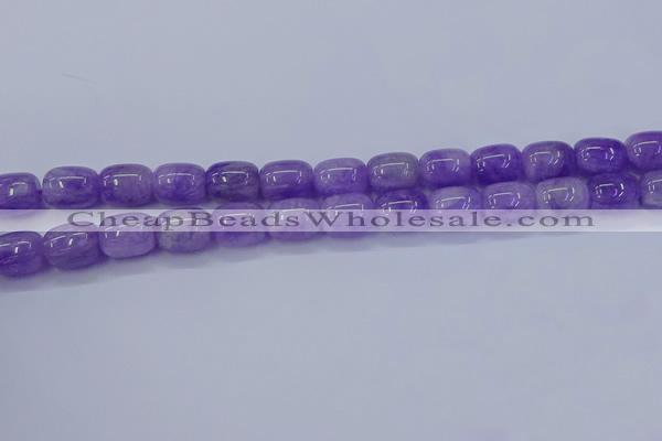 CNA716 15.5 inches 10*14mm drum lavender amethyst beads
