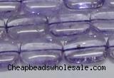 CNA851 15.5 inches 12*16mm rectangle natural light amethyst beads