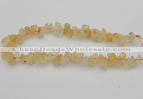 CNG1118 15.5 inches 8*12mm - 13*18mm nuggets citrine gemstone beads