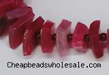 CNG1401 15.5 inches 10*15mm - 12*22mm nuggets agate gemstone beads