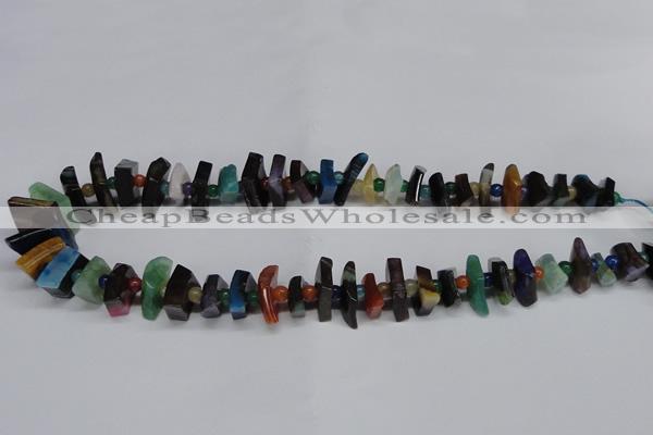 CNG1404 15.5 inches 10*15mm - 12*22mm nuggets agate gemstone beads