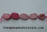 CNG1511 8 inches 20*30mm - 25*35mm freeform agate beads