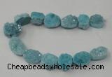 CNG1520 8 inches 12*16mm - 15*22mm freeform agate beads