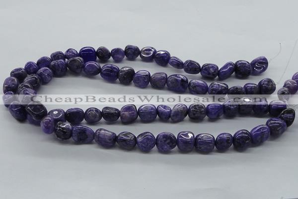 CNG225 15.5 inches 10*12mm nuggets dyed dogtooth amethyst beads