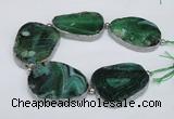 CNG2394 7.5 inches 35*45mm - 45*55mm freeform agate gemstone beads