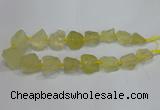 CNG3005 15.5 inches 15*20mm - 22*30mm nuggets lemon quartz beads