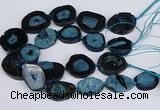 CNG3134 15.5 inches 30*35mm - 35*45mm freeform druzy agate beads