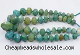CNG3232 15.5 inches 12*16mm - 25*30mm nuggets agate beads