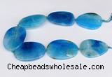 CNG3352 15.5 inches 40*50mm - 45*60mm freeform agate beads