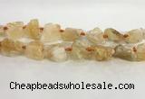 CNG3563 15.5 inches 18*20mm - 25*30mm nuggets rough citrine beads