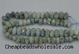 CNG5069 15.5 inches 10*14mm - 14*20mm faceted nuggets aquamarine beads