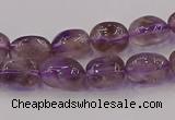 CNG6850 15.5 inches 8*12mm - 10*14mm nuggets amethyst beads