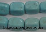 CNG730 15.5 inches 15*18mm nuggets synthetic turquoise beads wholesale