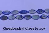 CNG7532 15.5 inches 18*25mm - 25*35mm faceted freeform chrysocolla beads