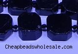 CNG7606 15.5 inches 12*14mm - 15*16mm freeform black tourmaline beads