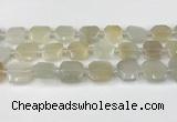 CNG8807 15.5 inches 16mm - 20mm faceted freeform moonstone beads