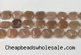 CNG8812 15.5 inches 16mm - 20mm faceted freeform moonstone beads