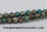 CNI02 16 inches 6mm round natural imperial jasper beads wholesale