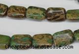 CNI40 15.5 inches 10*14mm rectangle natural imperial jasper beads