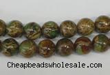 CNI50 15.5 inches 8mm round natural imperial jasper beads
