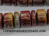 CNJ31 15.5 inches 6*18mm & 12*18mm rondelle noreena jasper beads