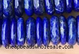 CNL1698 15.5 inches 3*10mm - 4*10mm rondelle lapis lazuli beads