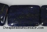 CNL538 15.5 inches 25*35mm rectangle natural lapis lazuli gemstone beads