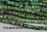 CNT215 15.5 inches 2.5*3mm heishi natural turquoise beads wholesale