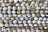 COIN144 15 inches 6mm faceted coin opal gemstone beads