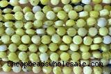 COIN184 15 inches 6mm faceted coin jade gemstone beads