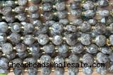 COIN257 15 inches 8mm faceted coin jasper gemstone beads