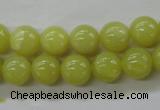 COJ104 15.5 inches 10mm round olive jade beads wholesale