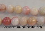 COP1062 15.5 inches 10mm round natural pink opal gemstone beads